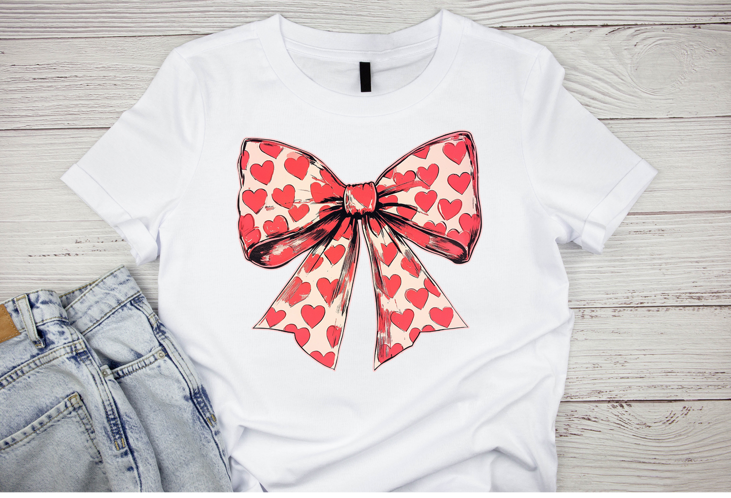 Valentines Big Coquette Bow Sweatshirt, Coquette Girls Sweatshirt, Girly gift, Gift for her, Perfect gift, Grafic Tee, Big Bow